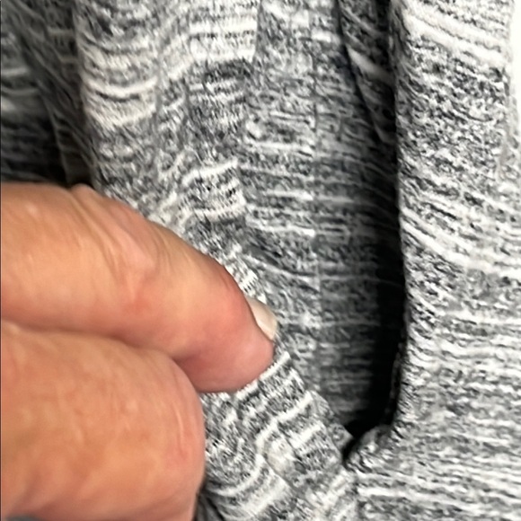 Gray Striped Cover Up - Picture 3 of 6